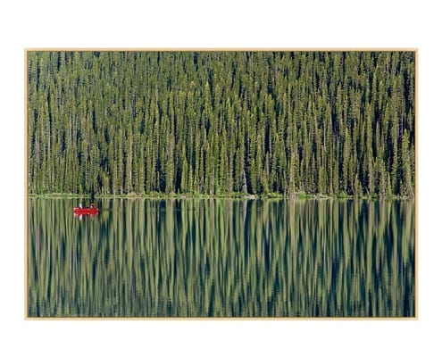 The Red Canoe Wall Art